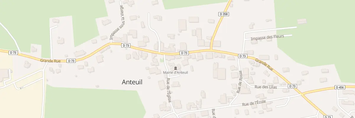 Plan du 20 Gr Grande Rue à Anteuil