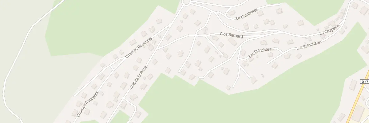 Plan du 18 Clos Bernard à Grand’Combe-Châteleu