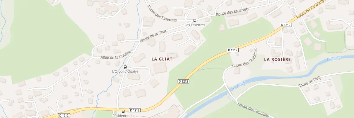 Plan du 67 Rte de la Gliat à Praz-sur-Arly