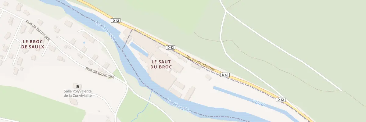 Plan du 13 Rte d’Archettes à Jarménil