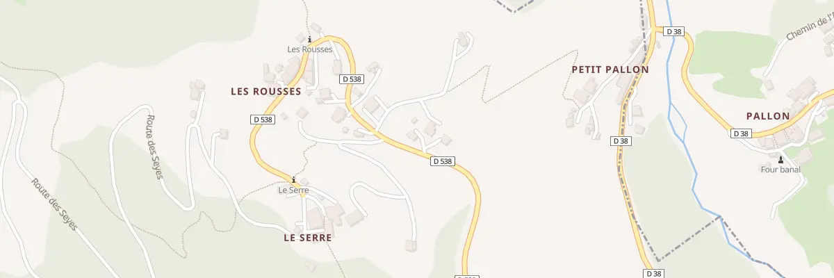 Plan du 5222 Clot des Rousses à Champcella