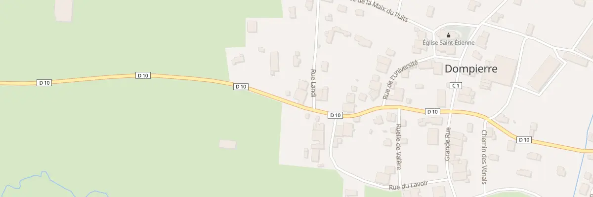 Plan du 1 Rue Landi à Dompierre