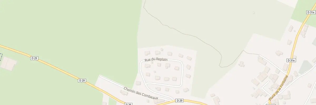 Plan du 5 Rue du Replain à Appenans