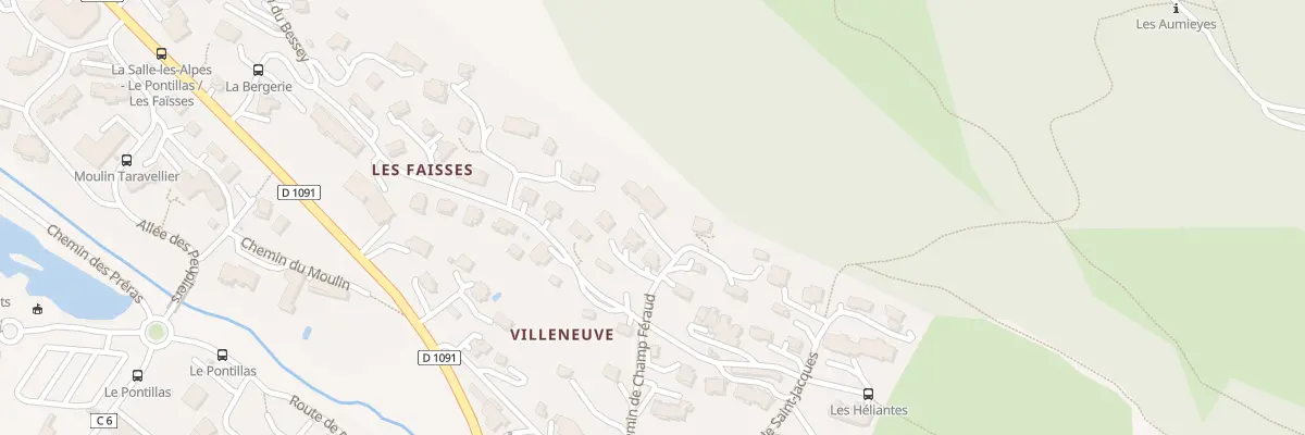 Plan du 199 Che de Champ Féraud à La Salle-les-Alpes