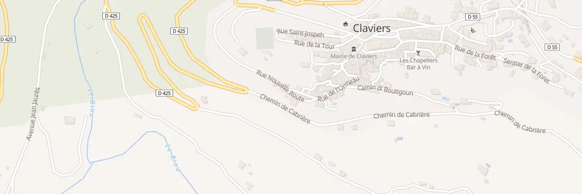 Plan du 4A Rue Nouvelle Route à Claviers