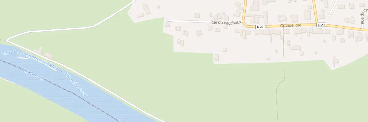 Plan du 13 Rue du Vauchoux à Appenans