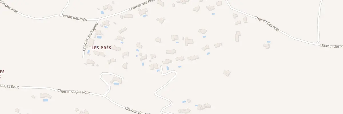 Plan du 5858 Les Pres au Plan-de-la-Tour