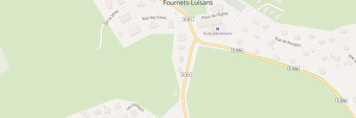 Plan du 4 Rte du Luisans à Fournets-Luisans