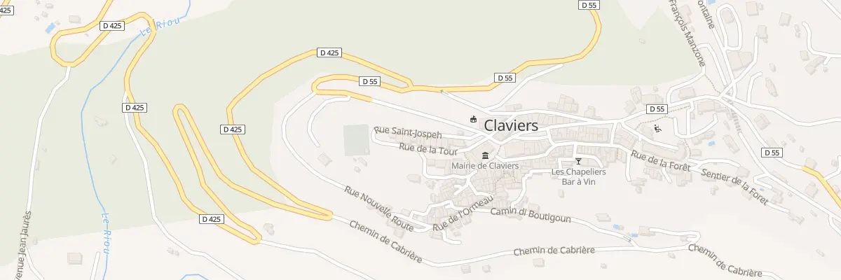 Plan du 15 Saint Joseph à Claviers