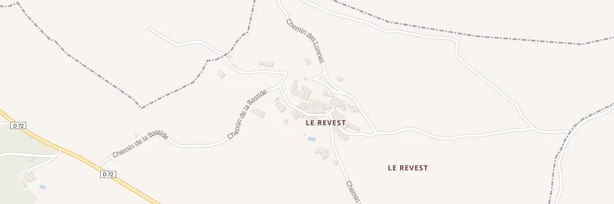 Plan du 5278 Le Revest au Plan-de-la-Tour