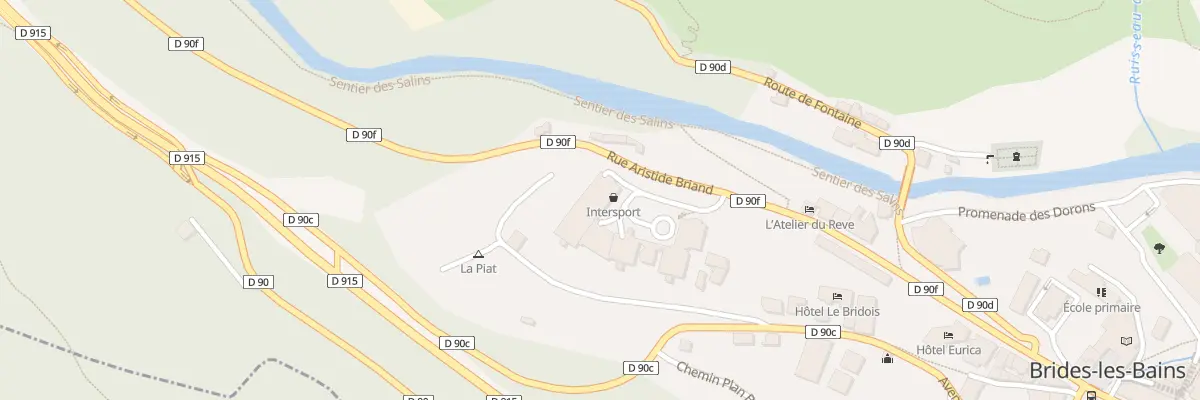 Plan du 5245 Res Cybele à Brides-les-Bains