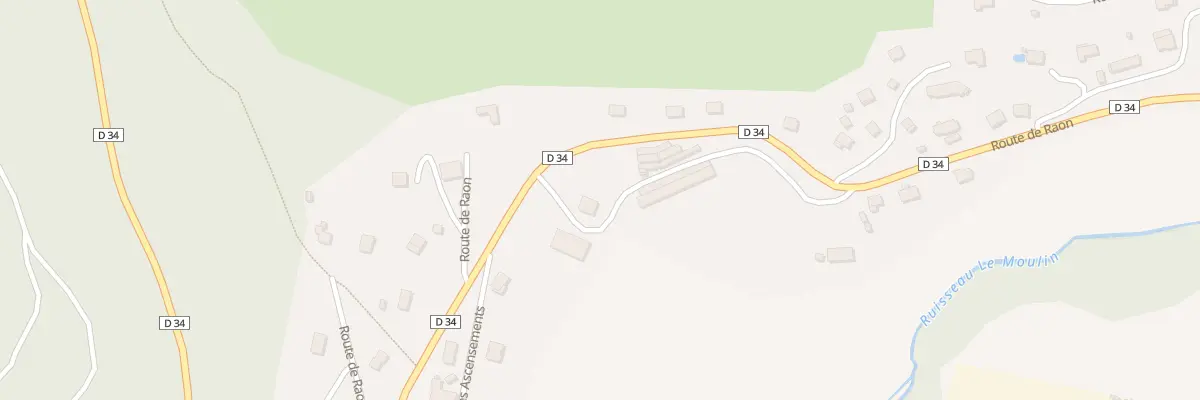 Plan du 53 Rte de Raon à Saint-Nabord