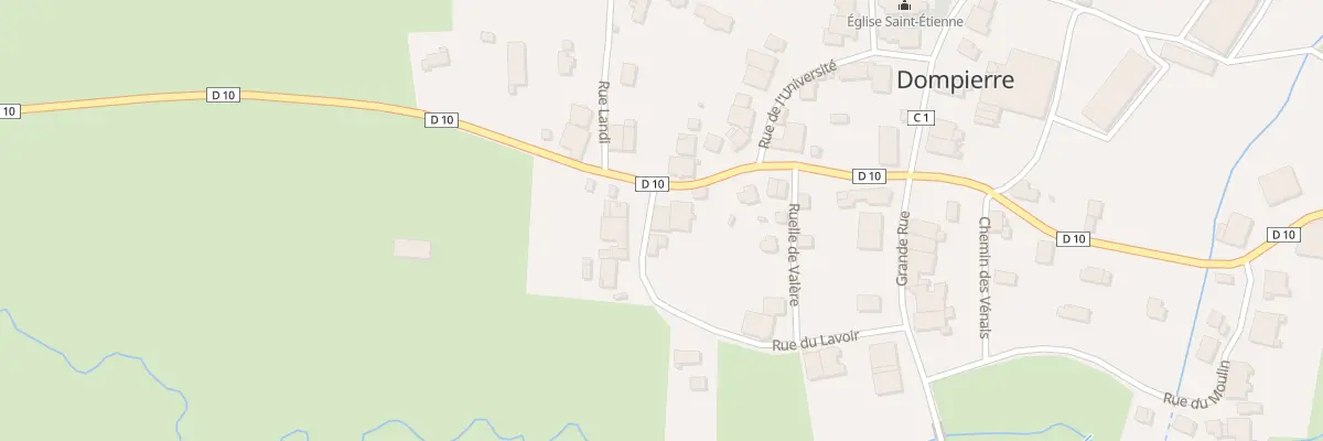 Plan du 9 Rue des Portes à Dompierre