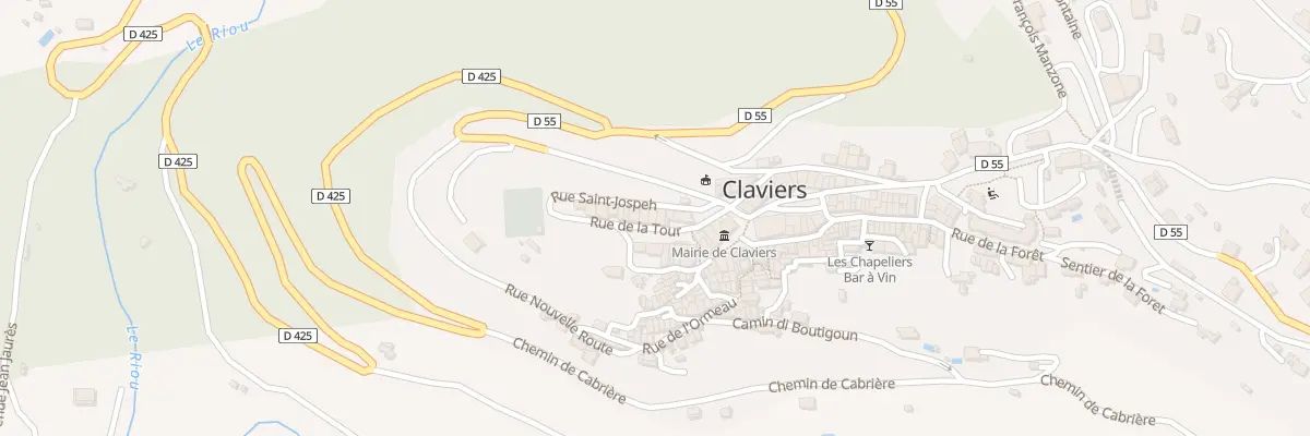 Plan du 7 Saint Joseph à Claviers