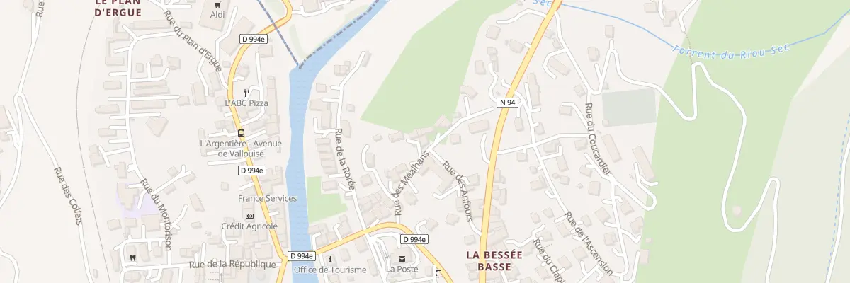 Plan du 11 Rue des Méalans à L’Argentière-la-Bessée
