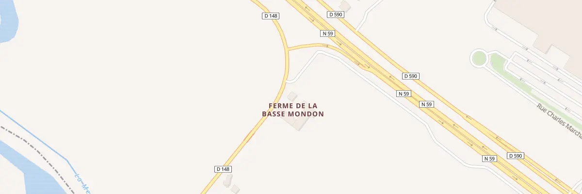 Plan du 1 Ferme de Basse Mondon à Moncel-lès-Lunéville