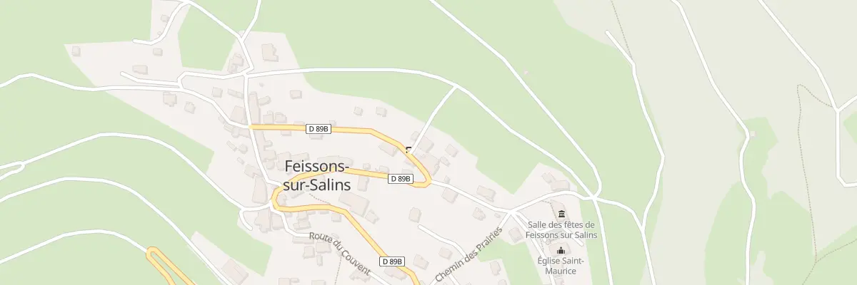 Plan du 38 Rue du Carroz à Feissons-sur-Salins