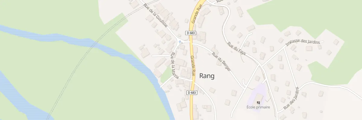 Plan du 1 Rue de la Mairie à Rang