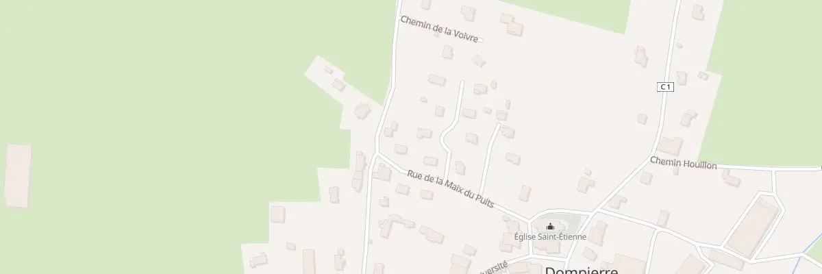 Plan du 20 Rue de la Maix du Puits à Dompierre