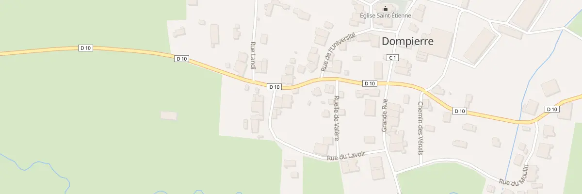 Plan du 7 Rue des Portes à Dompierre