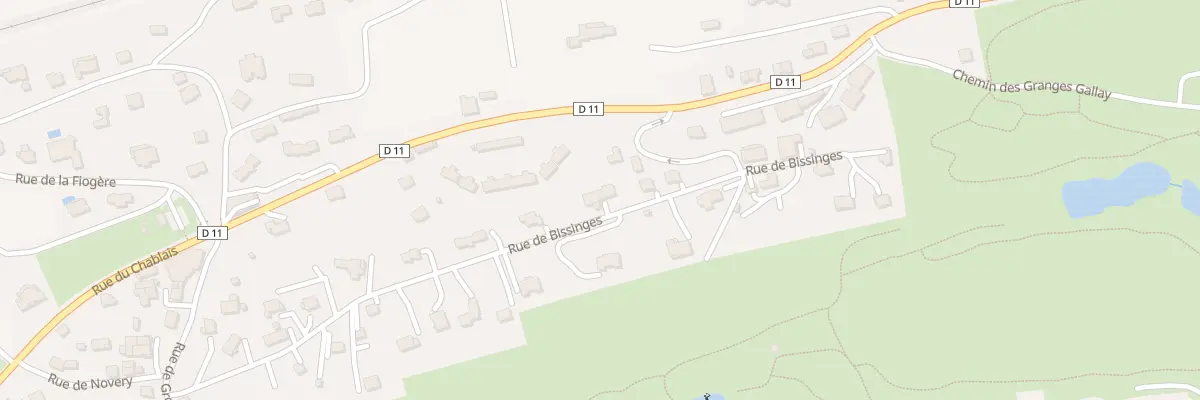 Plan du 415 Rue de Bissinges à Publier