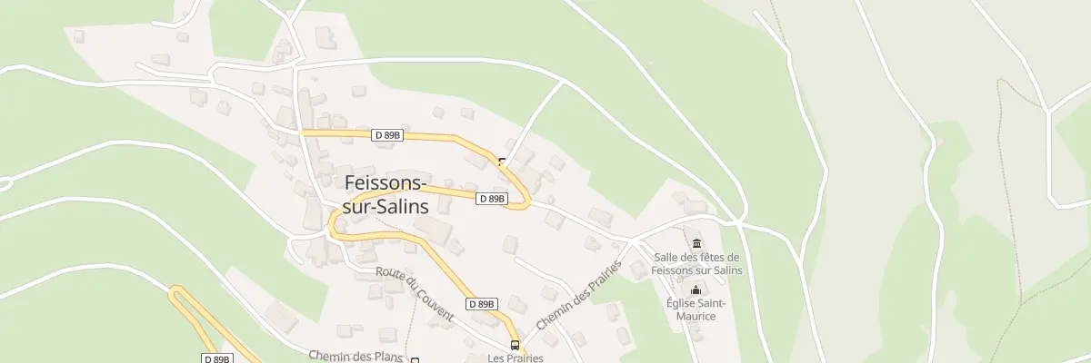 Plan du 2 Rue du Carroz à Feissons-sur-Salins