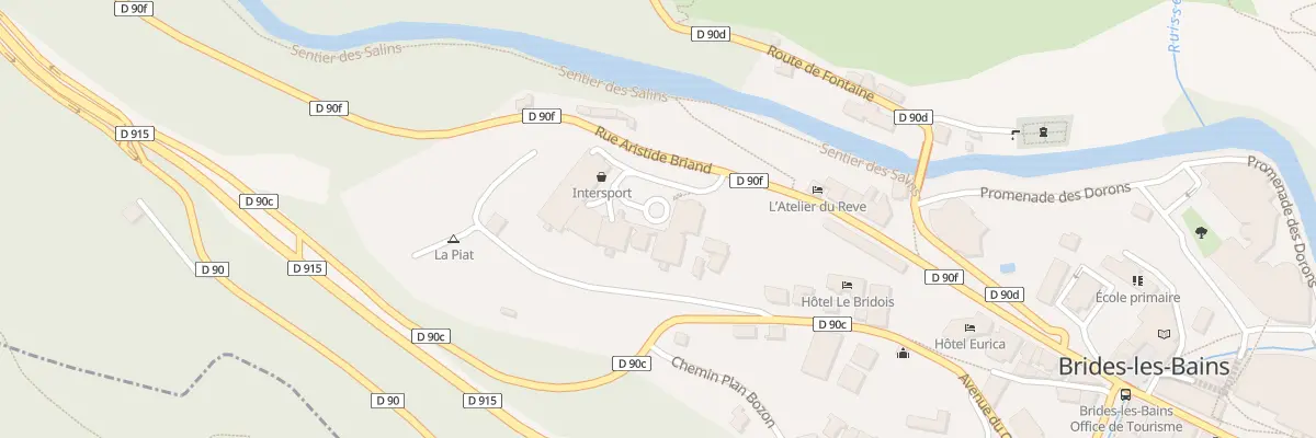 Plan du 5243 Res Cybele à Brides-les-Bains