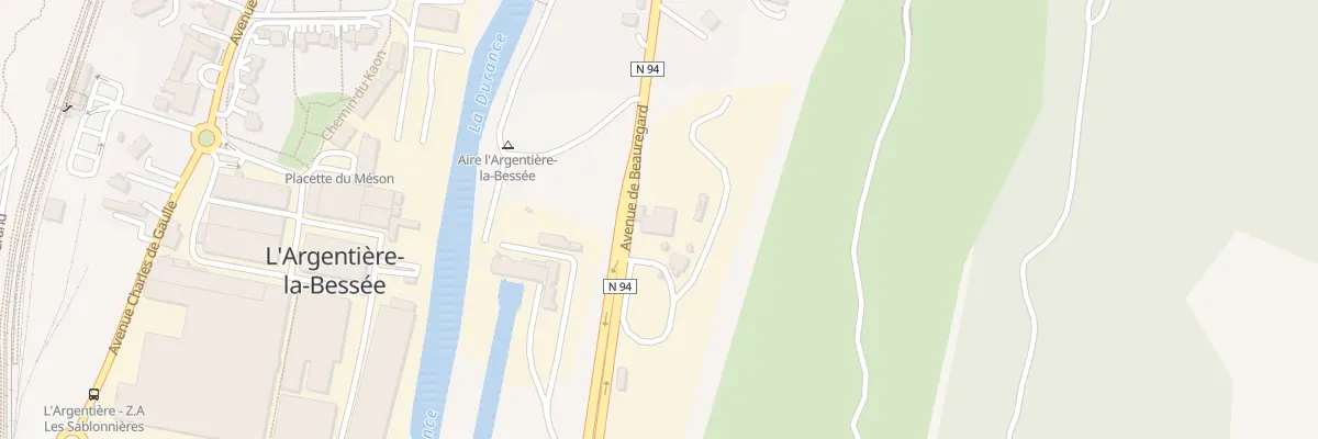 Plan du 33 Av de Beauregard à L’Argentière-la-Bessée
