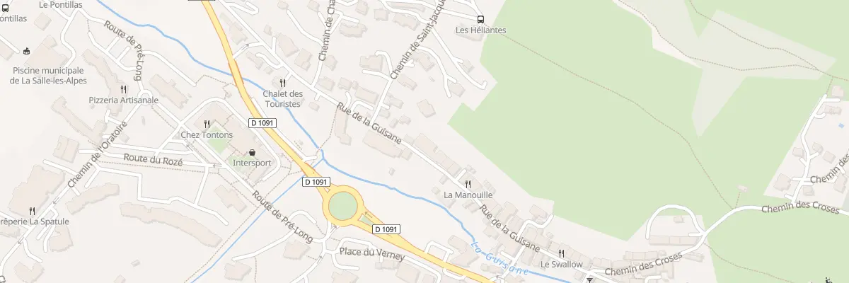 Plan du 63 Rue de la Guisane à La Salle-les-Alpes