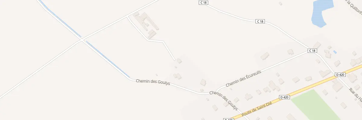 Plan du 29 Rte de Vaudéville à Aydoilles