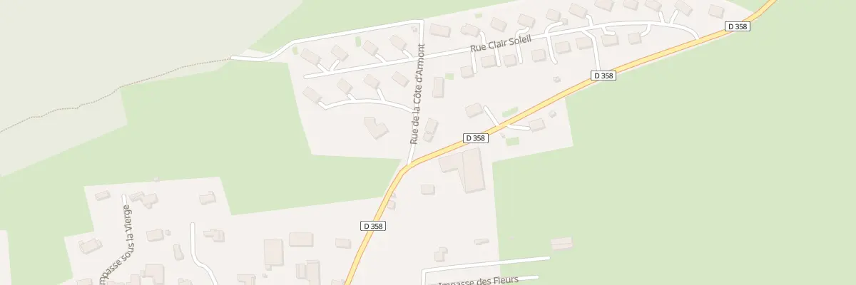 Plan du 2 Rue de la Côte d’Armont à Anteuil