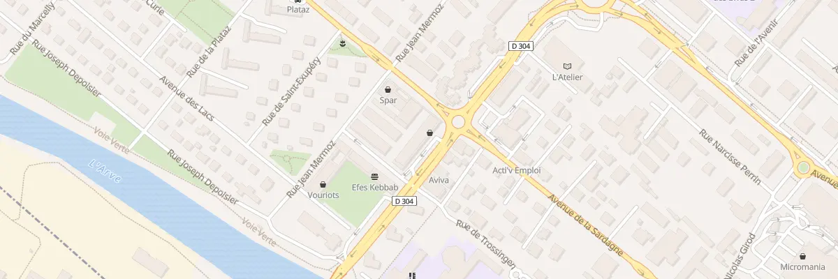 Plan du 15 Rue Pierre Trappier à Cluses