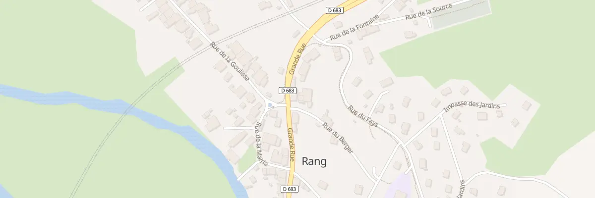 Plan du 1 Rue du Berger à Rang