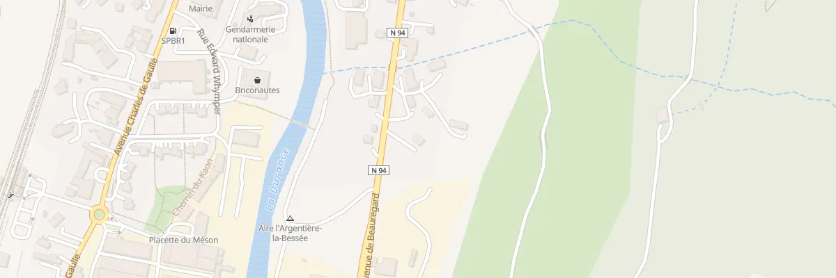 Plan du 23 Av de Beauregard à L’Argentière-la-Bessée