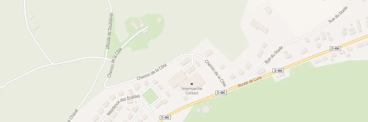 Plan du 5 Che de la Côte à Mélisey