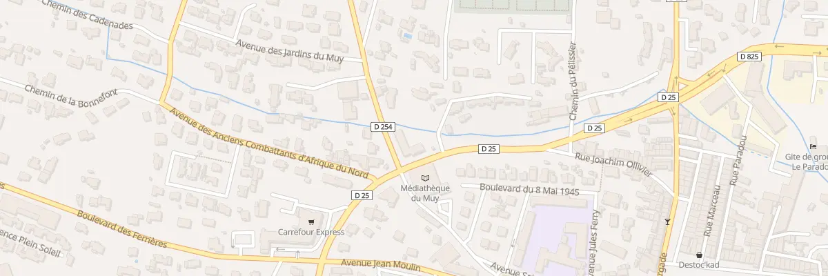 Plan du 18 Rte Departementale de la Motte au Muy