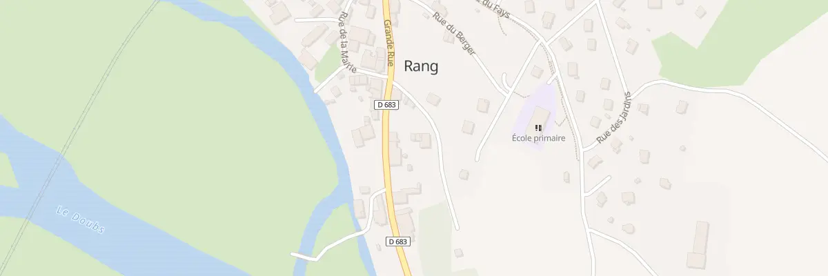 Plan du 4 Imp de la Malatière à Rang