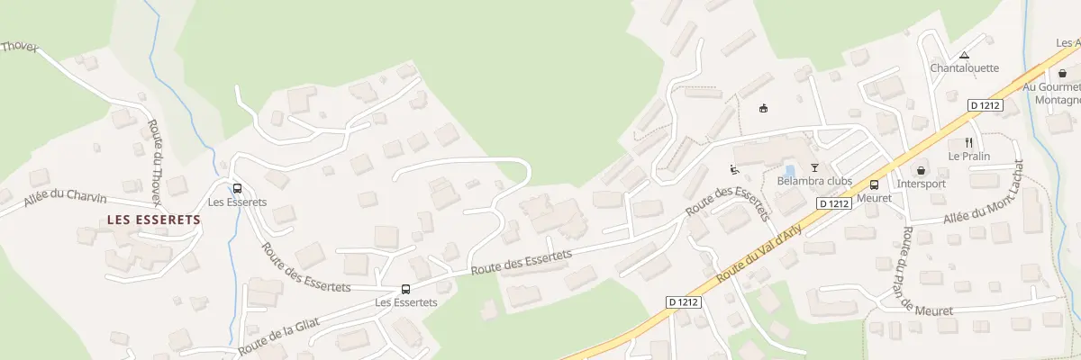 Plan du 226 Rte des Essertets à Praz-sur-Arly