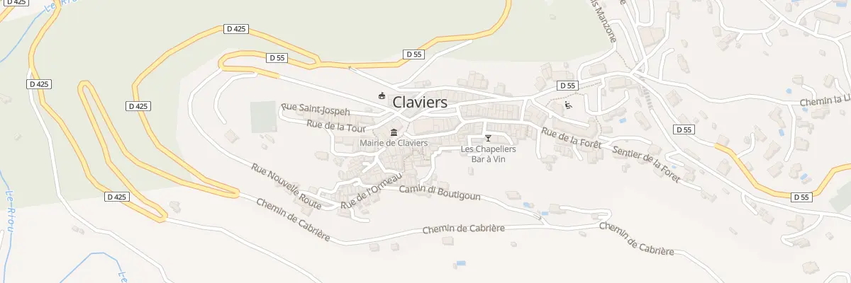Plan du 4 Rue Jean Cabasson à Claviers