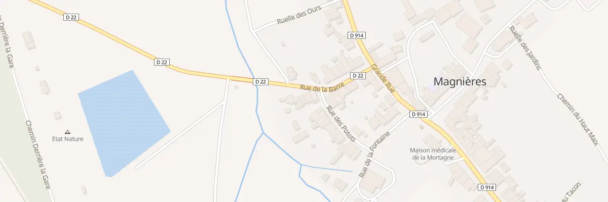Plan du 10 Rue de la Barre à Magnières