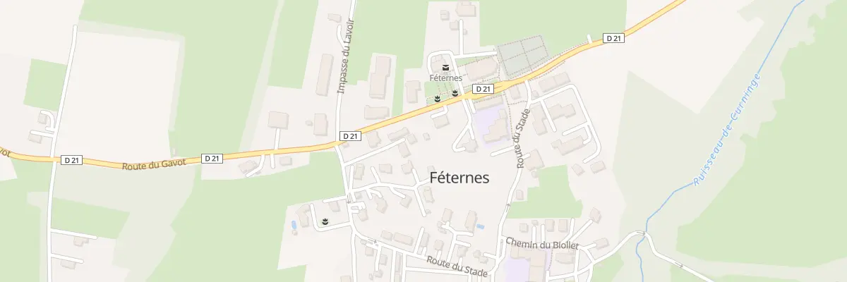 Plan du 950 Rte du Gavot à Féternes