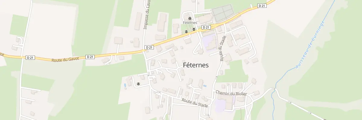 Plan du 90 Imp du Pressoir à Féternes