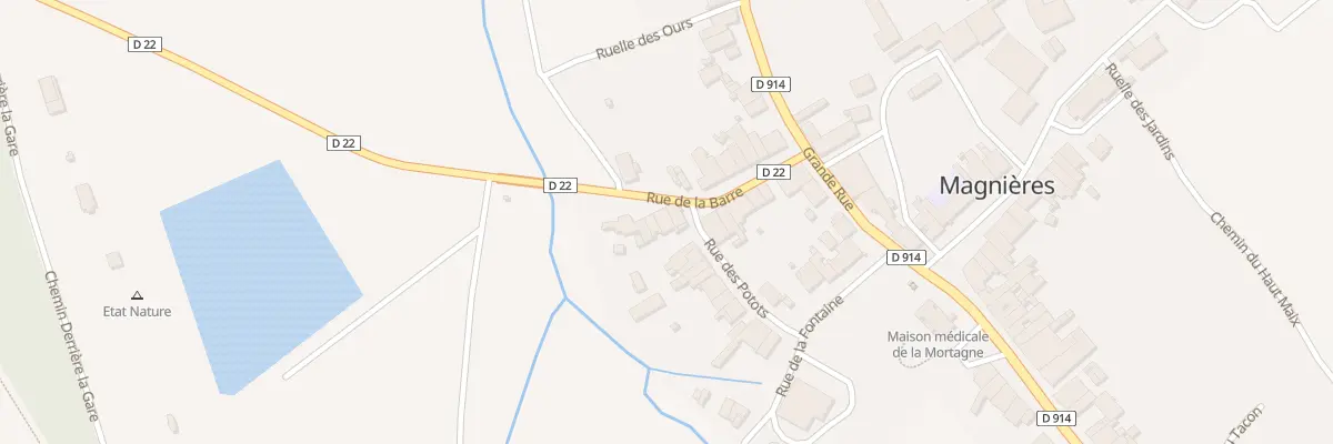 Plan du 8 Rue de la Barre à Magnières