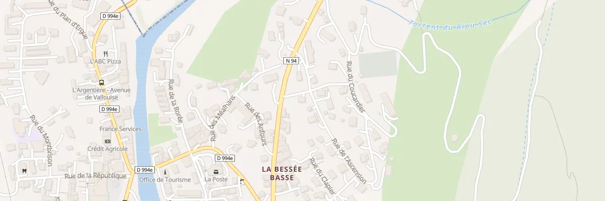 Plan du 5434 Av de la Libération à L’Argentière-la-Bessée