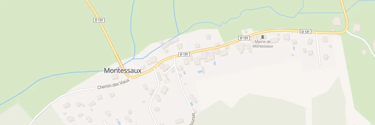 Plan du 6 Le Bourg à Montessaux