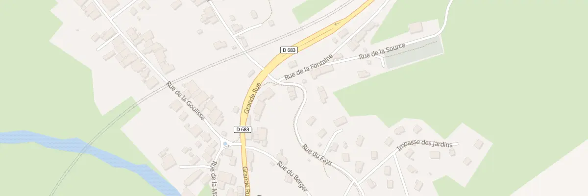 Plan du 4 Rue du Fays à Rang