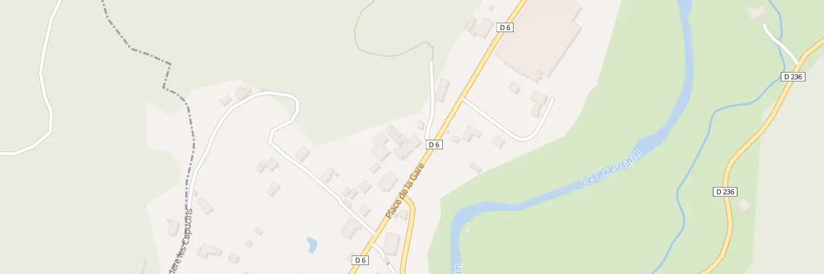Plan du 13 Pl de la Gare à Faucogney-et-la-Mer