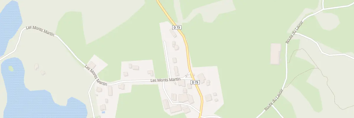 Plan du 2 Les Monts Martins à Écromagny