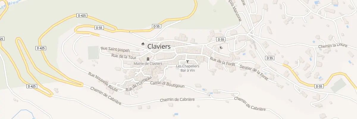 Plan du 5291 Rue Jean Cabasson à Claviers