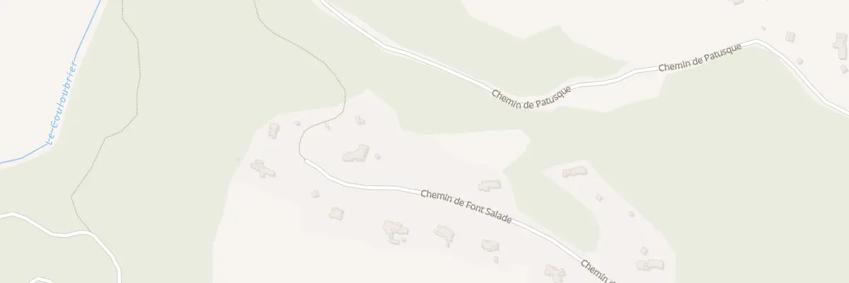 Plan du 138 Che de Font Salade au Muy